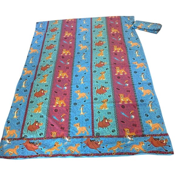 The Lion King Twin Fitted and Flat Sheet Set Rare Pattern 90's - Picture 2 of 6